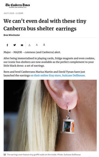Canberra Times
                              Article on Suitcase Dollhouse