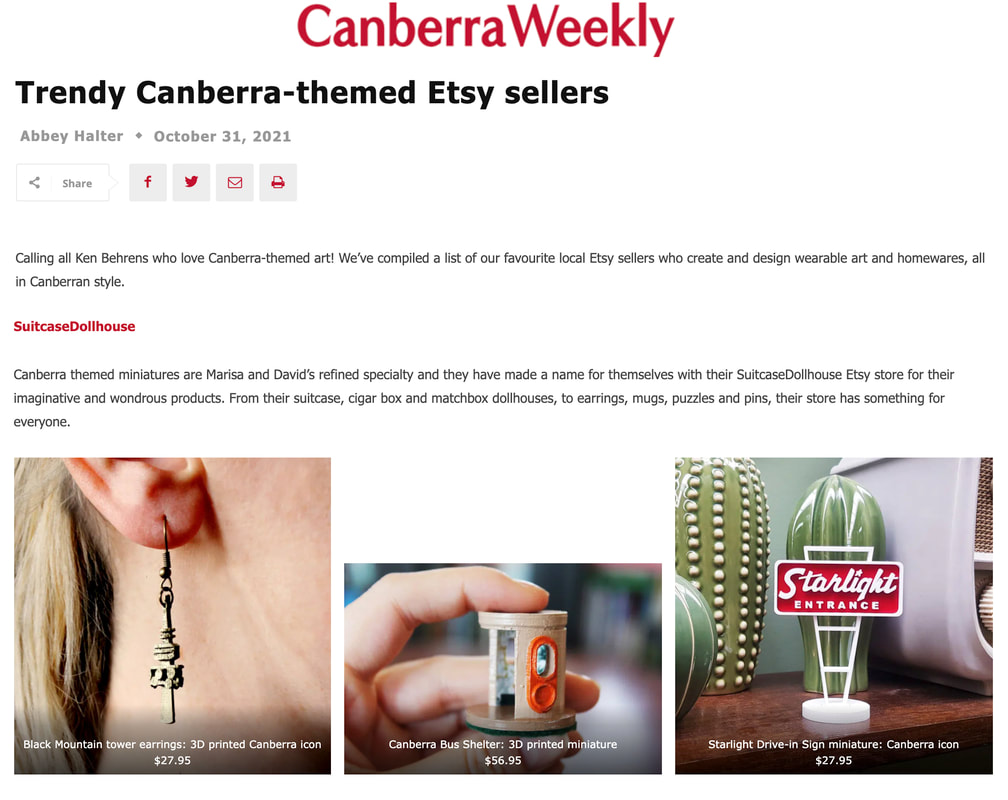 Cool Canberran Sellers
                              on Etsy Article